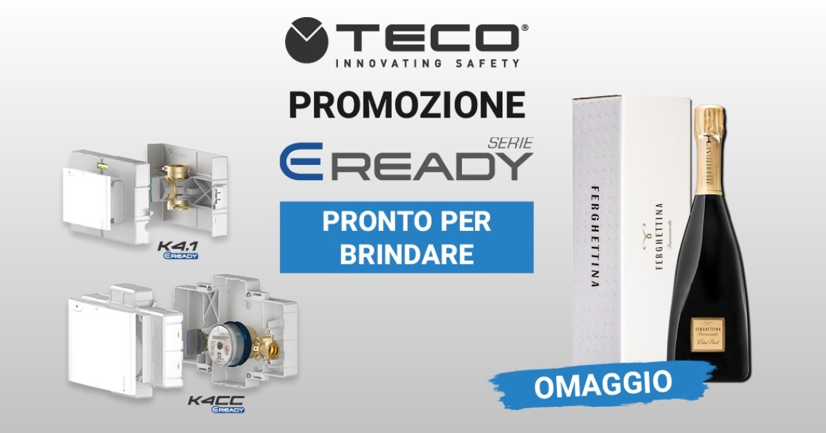 TECO presenta la nuova promozione: PRONTO PER BRINDARE con i prodotti della Serie E-READY