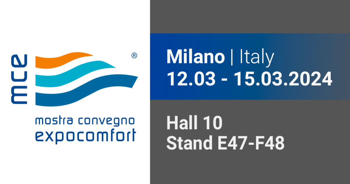 TECO at the MCE fair in Milan from March 12 to 15, 2024