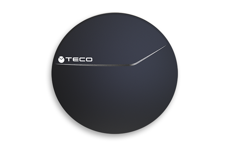 Teco Ultra black soft touch faceplate